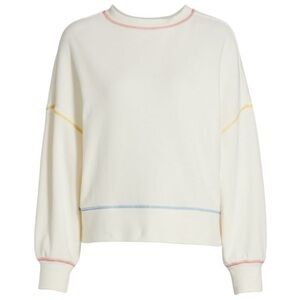 Rails Alice Cream Crewneck with Rainbow stitch